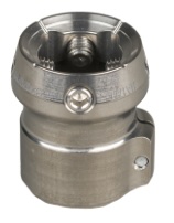 Adaptateur de tube INOX avec 4 vis de réglage - Poids Max: 125 kgs