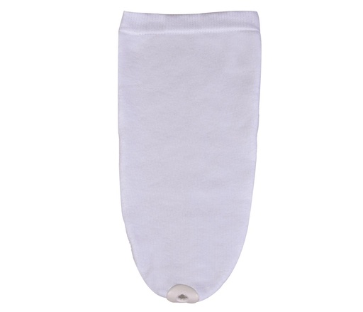 [N25A15-45] Gaine 85% Coton, Coul BLANC, avec Trou renforcé  - taille 45