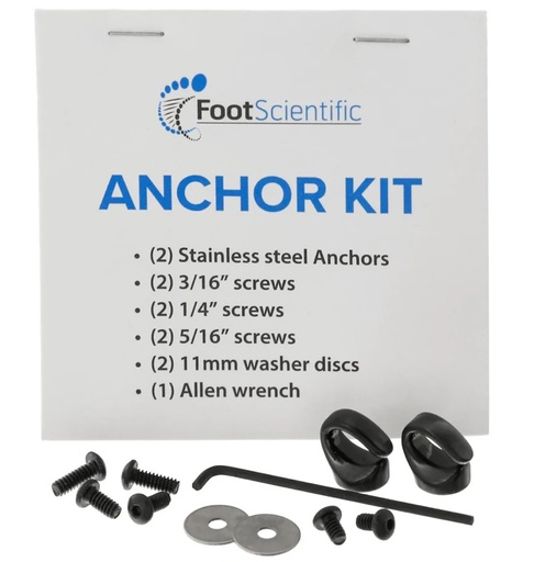 [FSE360-PD-AD-BLK] Kit d'attaches ACIER pour Elevate 360° Adulte - Noir